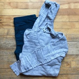 Sonoma loose knit 100% cottton hoodie